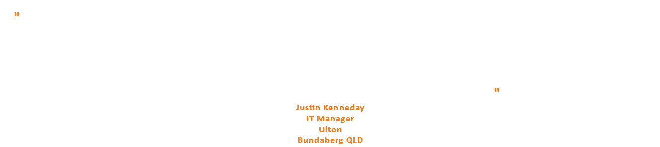 &nbsp;" We have been working with Tony and his team/Bundaberg Home Theatre (BHT) on projects for over 7 years now and rely on their skills and expertise whenever we have an audio visual need. They have been responsible for the fit out of the boardrooms in our regional offices as well as supplying and installing all of the AV and integration equipment for our latest office renovation that included two training rooms and four meeting rooms. They take the time to understand our needs and requirements and recommend the right solution for us. The level of finish and detail shown by the team is so impressive that a number of our partners have trusted Bundy Home Theatre to install home automation in their own home builds. " Justin Kenneday IT Manager Ulton Bundaberg QLD